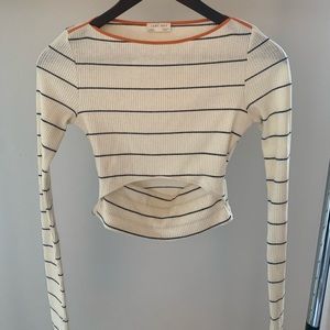 Zara top with cut out